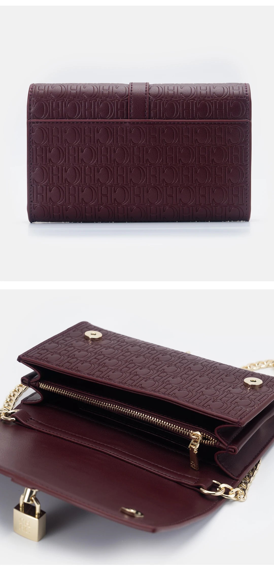 High Quality Exquisite Chain Bag Fashionable Letter Printed Women's Shoulder Bag with Lock Design High-quality PU Material Women's Shoulder Bag