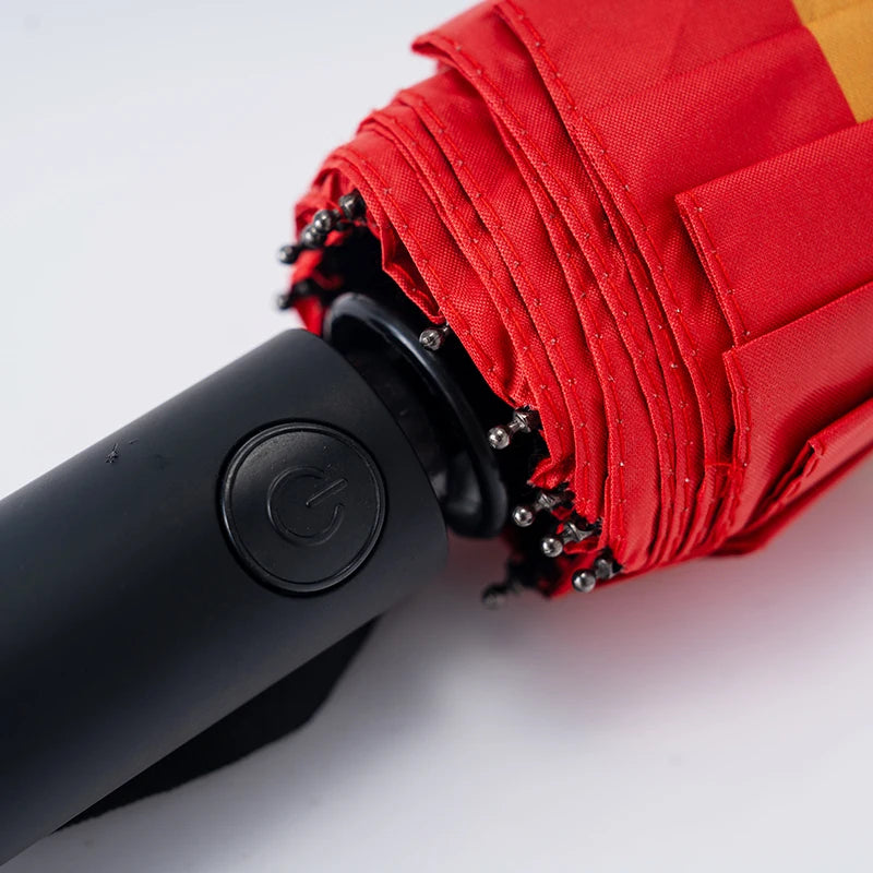 Multi Functional Exquisite Automatic Handle Colorful Practical Convenient for Going Out Durable Fashionable High-quality Printing Folding Umbrella