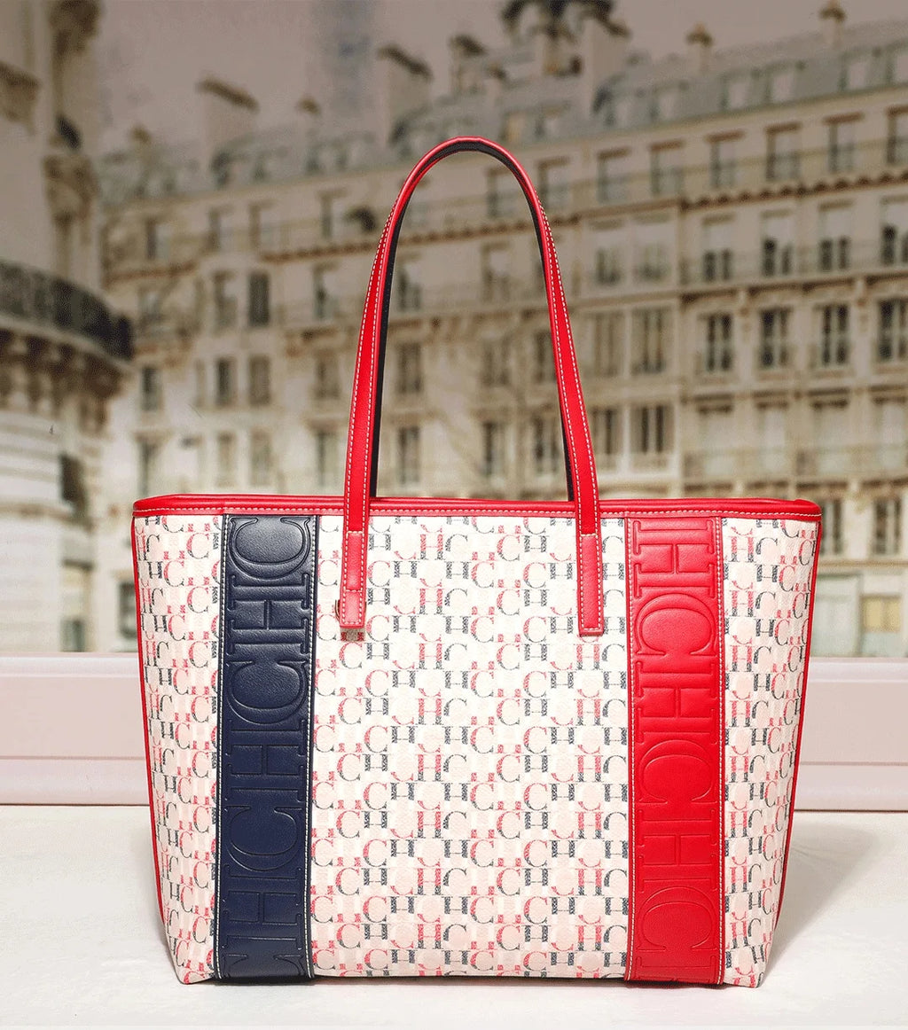 Colorful Striped Design Handbag with Large Capacity High-quality Commuting Exquisite Fashion Practical and Multifunctional Shoulder Bag for Travel Carrying