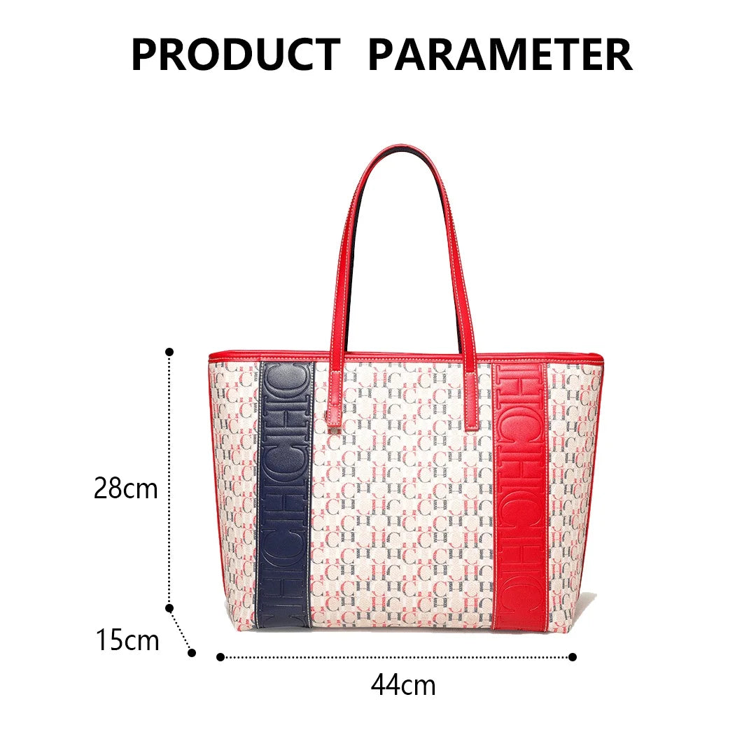 Colorful Striped Design Handbag with Large Capacity High-quality Commuting Exquisite Fashion Practical and Multifunctional Shoulder Bag for Travel Carrying