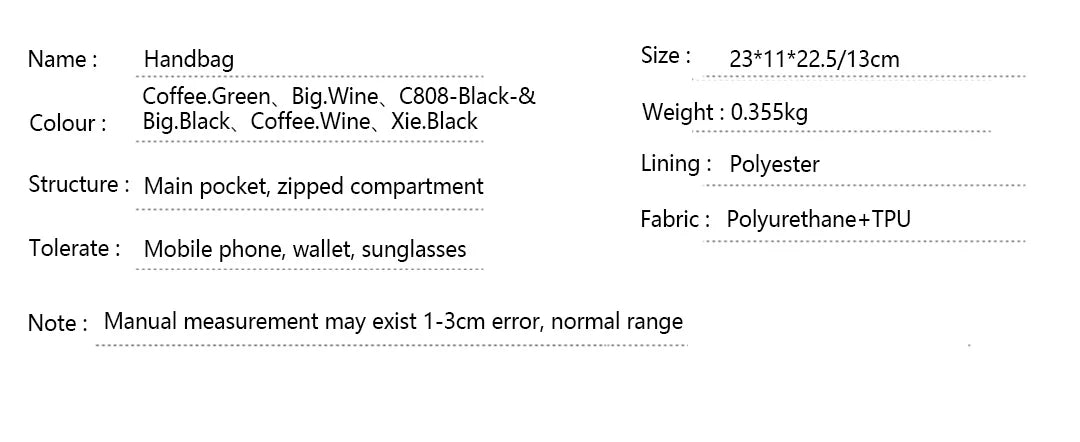 Exquisite Luxury Brand Women's Shoulder Bag High-quality Fashion Solid Color Women's High-end Sense Shoulder Bag with Letter Printing Design Temperament