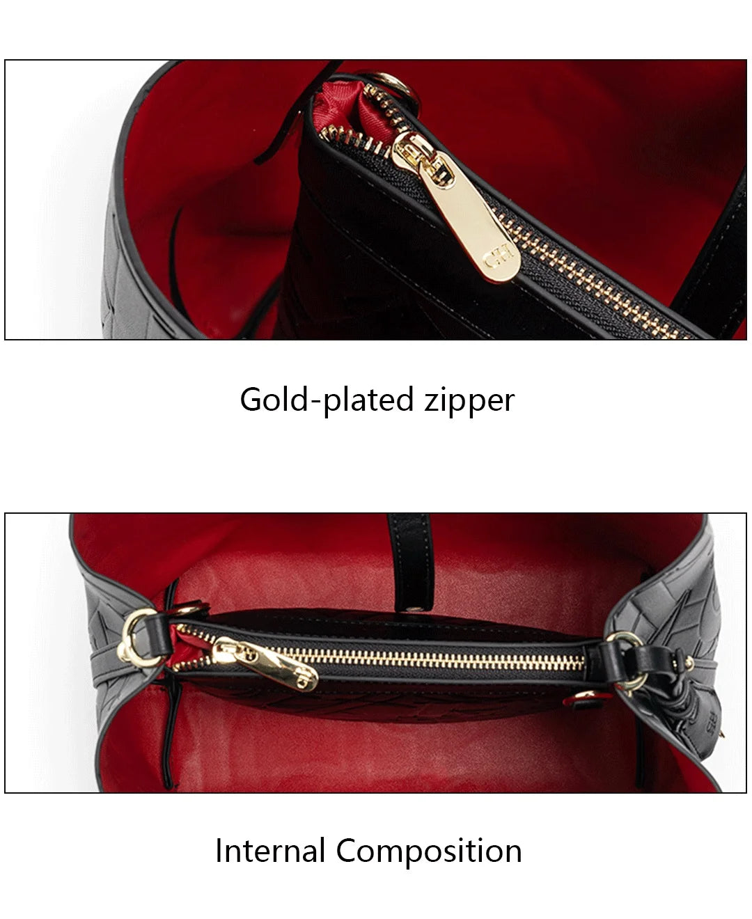 Exquisite Letter Pattern Design Large Capacity Simple Style Women's Handbag Portable Multifunctional Fashionable Crossbody Bag