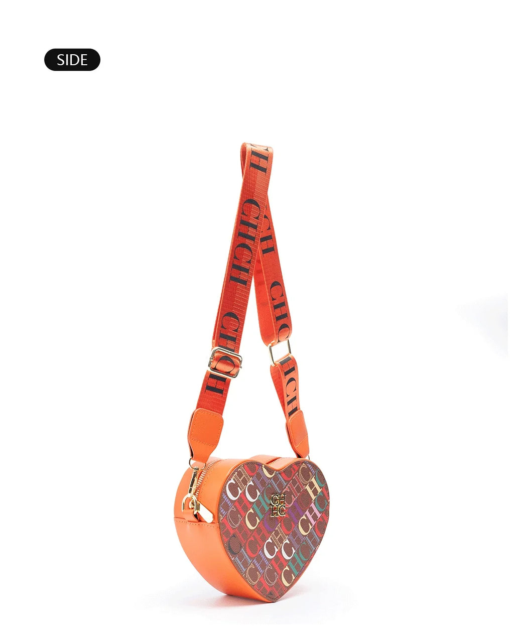 Ladies' Casual Exquisite Cute Style Shoulder Bag High-quality Ladies' Letter Printed Crossbody Bag Fashionable Heart-shaped Design
