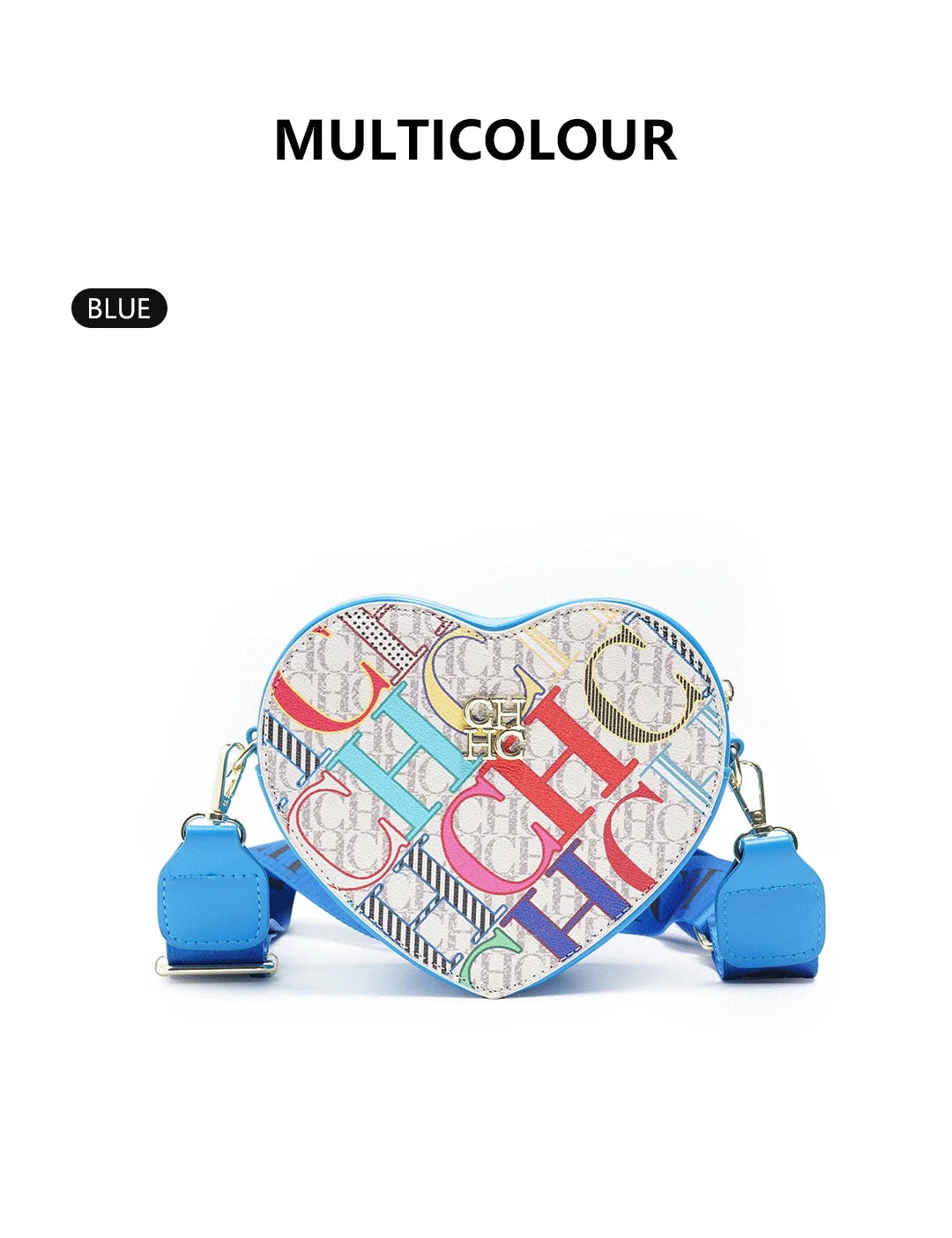 Ladies' Casual Exquisite Cute Style Shoulder Bag High-quality Ladies' Letter Printed Crossbody Bag Fashionable Heart-shaped Design