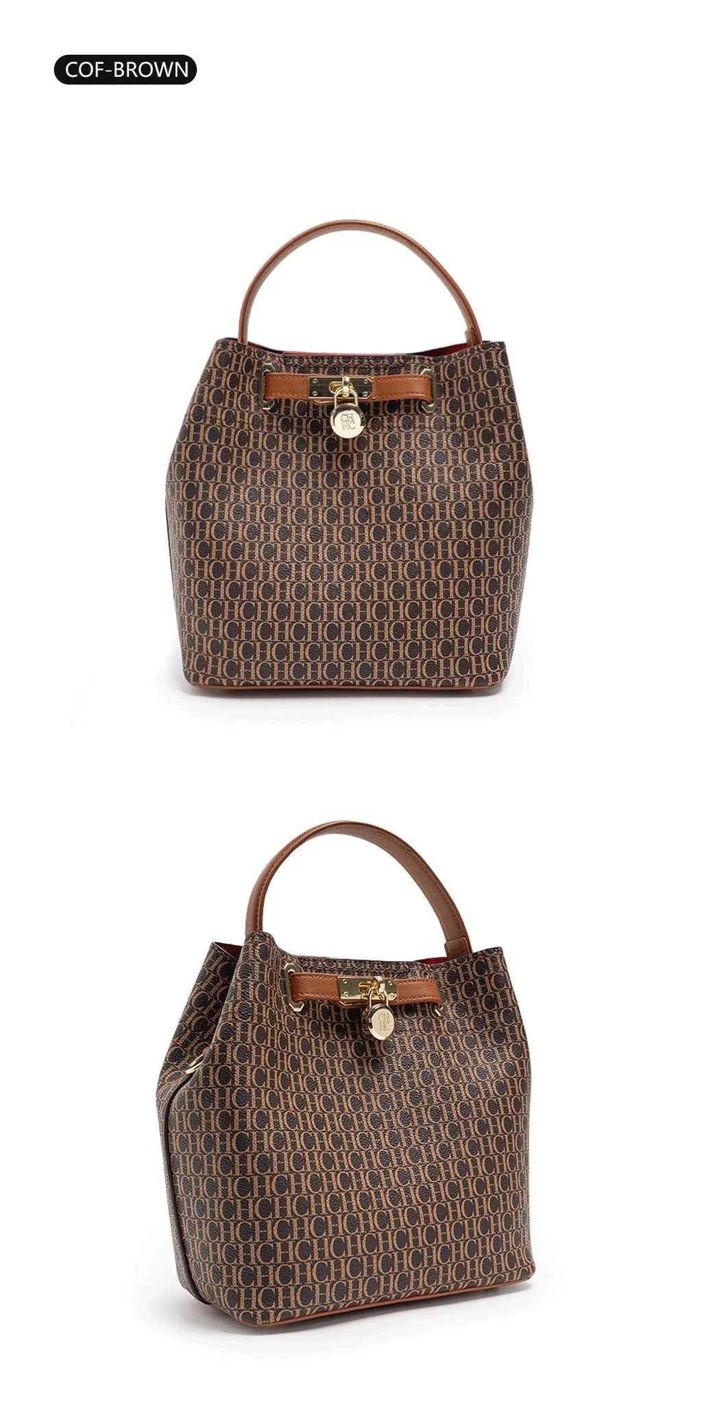 Exquisite High-quality Leather Letter Pattern Solid Color Letter Print Women's Handbag Fashionable Multifunctional Women's Handbag with Zipper Interior