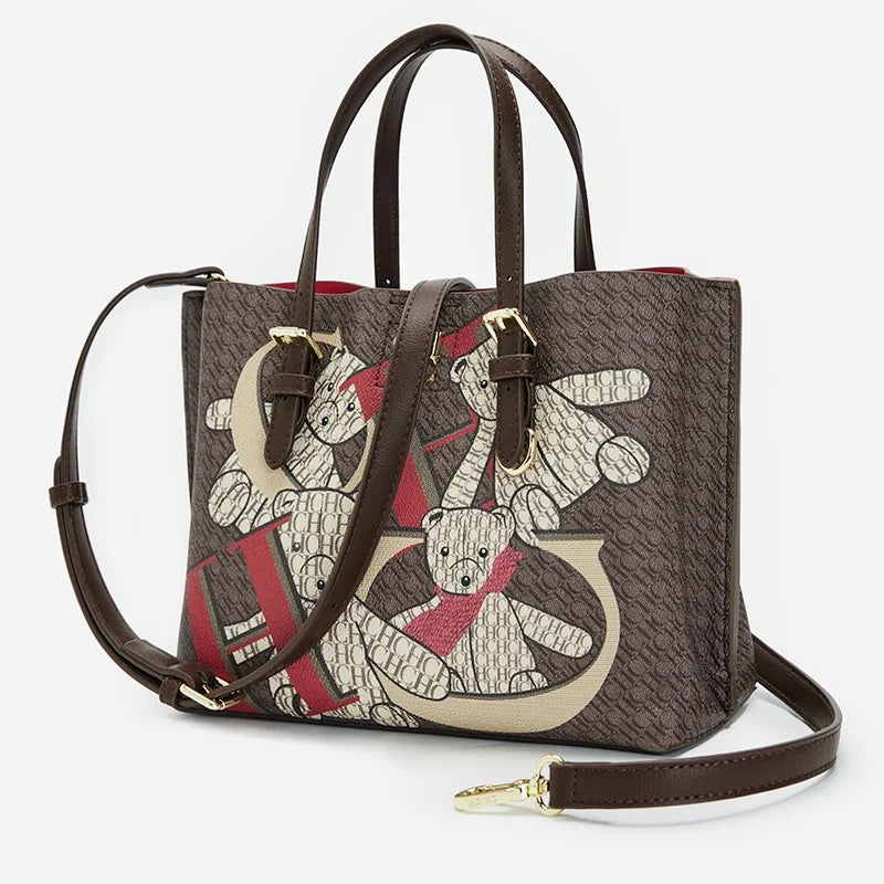 High Quality Classic Handbag High-quality Solid Color Letter Printing Large Capacity Fashionable and Exquisite Women's Commuting Handbag