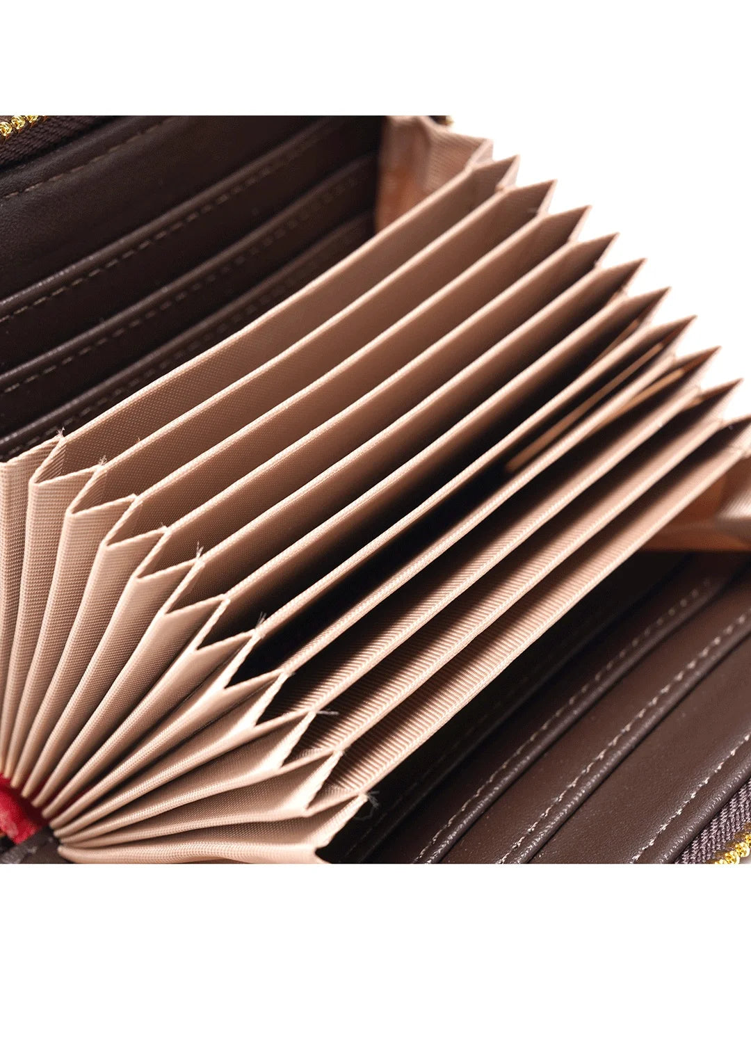 Exquisite Letterhead Printing Style Women's Card Holder High-end Simple Solid Color Designer Women's Wallet Fashionable and Elegant Short Wallet