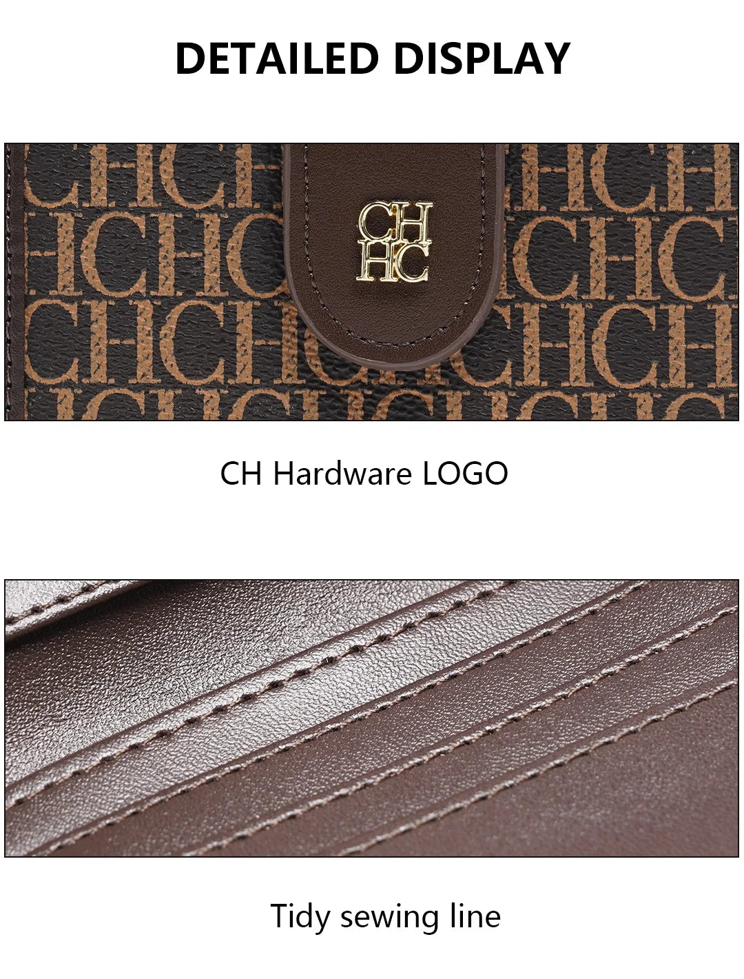 Exquisite Letterhead Printing Style Women's Card Holder High-end Simple Solid Color Designer Women's Wallet Fashionable and Elegant Short Wallet