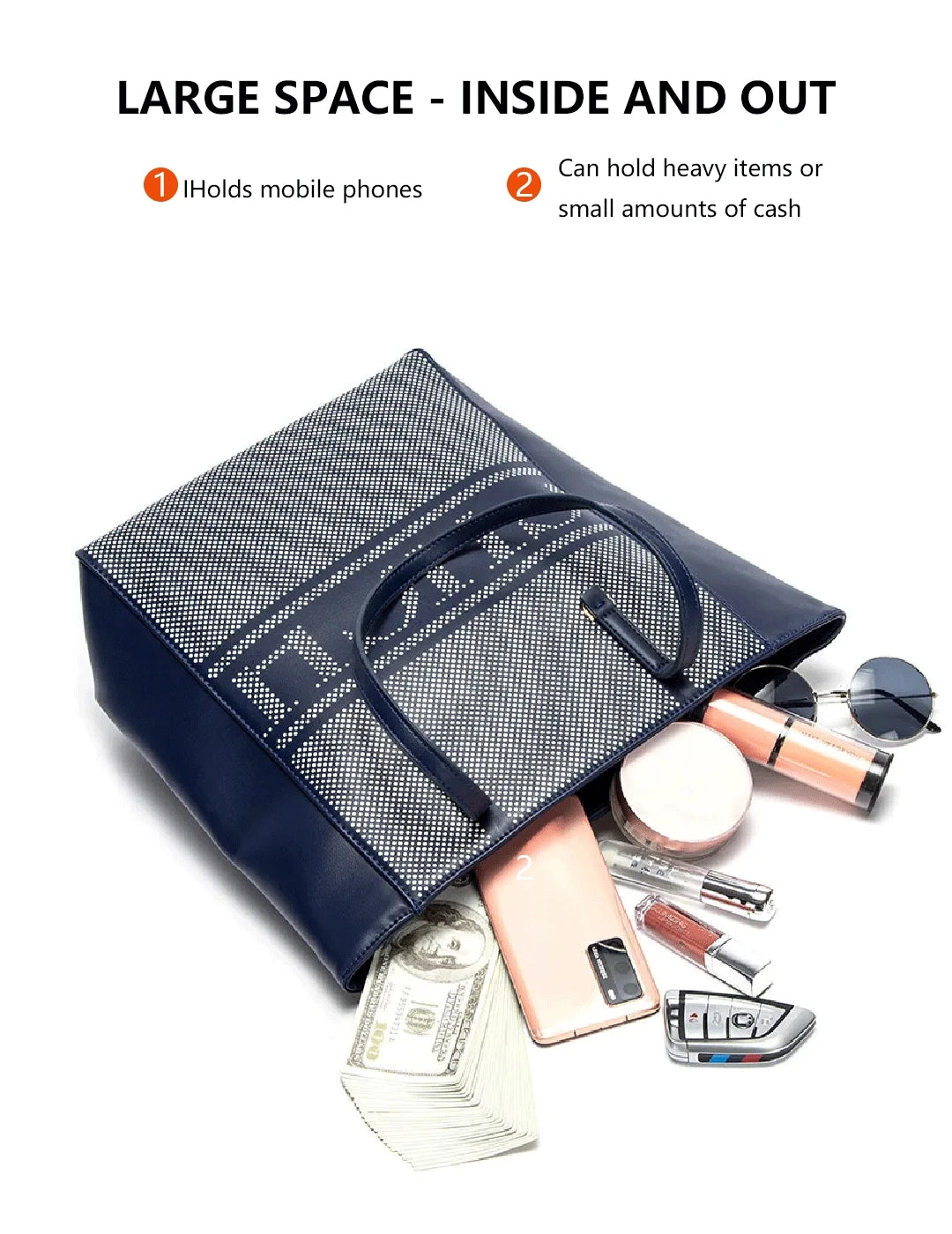 Exquisite Large Simple Shopping Multifunctional Business Women's Shoulder Bag with High Quality and Design Large Capacity Women's Handbag