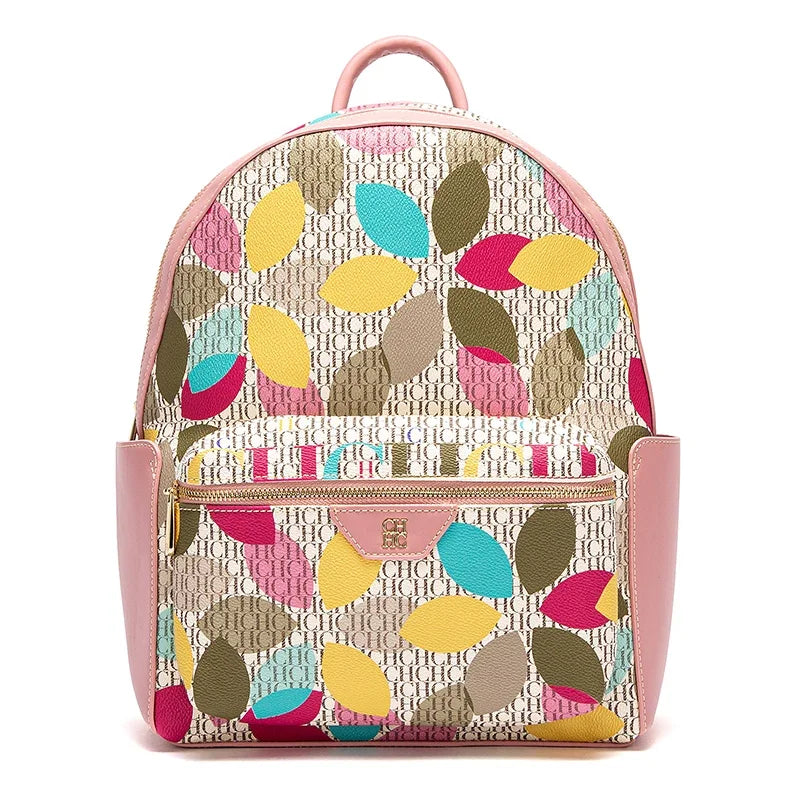Exquisite High-quality Unique Printed Design Sturdy Durable Fashionable Women's Backpack New Luxury Large Capacity Printed Travel Bag