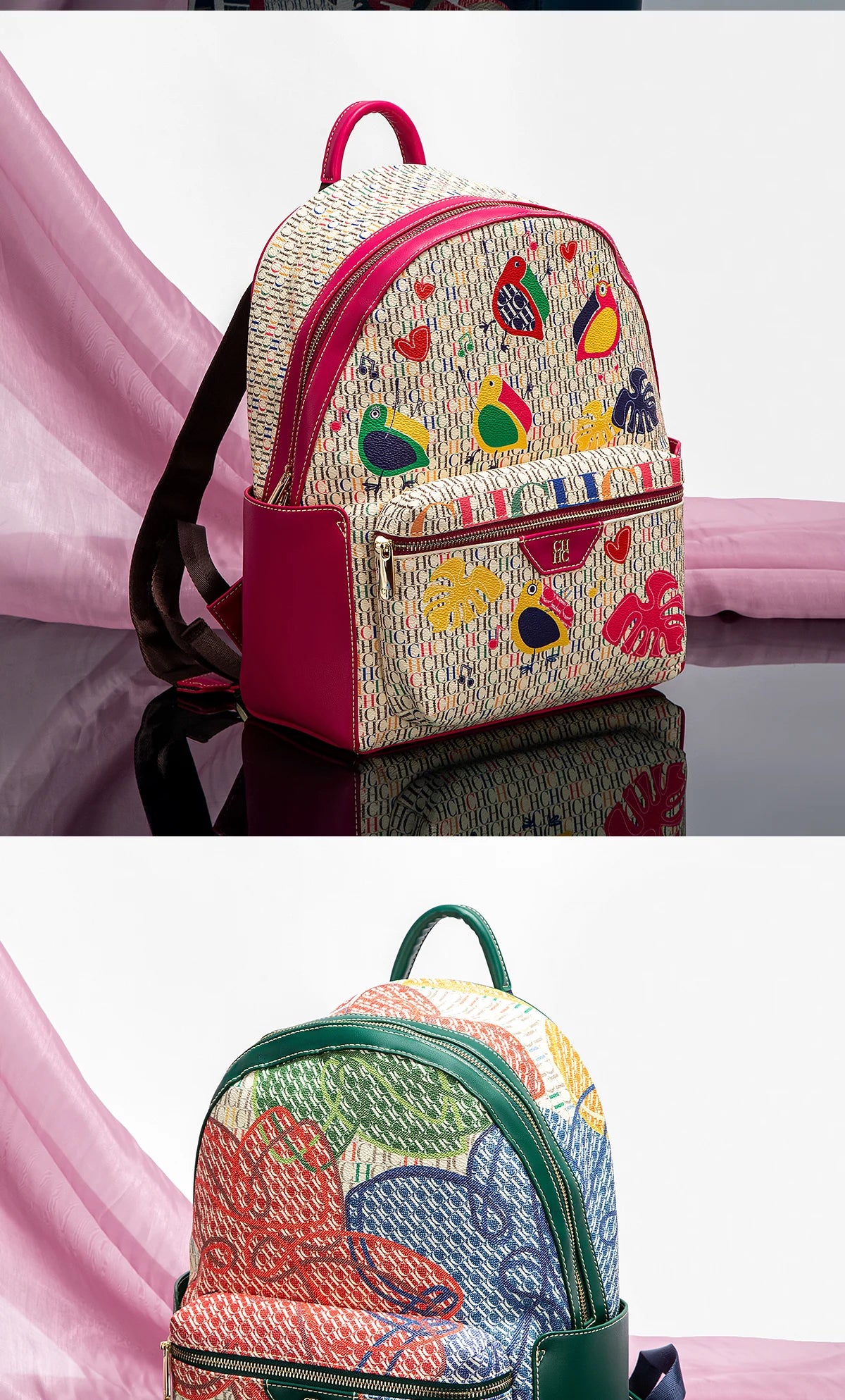 Exquisite High-quality Unique Printed Design Sturdy Durable Fashionable Women's Backpack New Luxury Large Capacity Printed Travel Bag