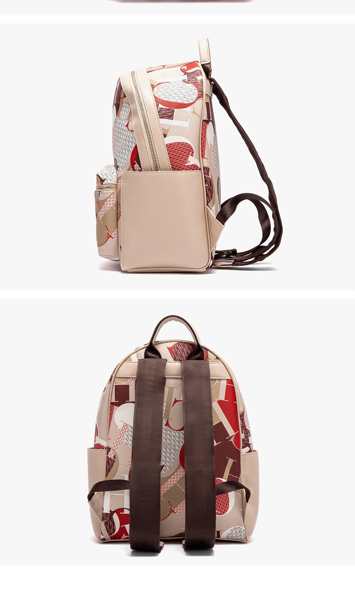 Exquisite High-quality Unique Printed Design Sturdy Durable Fashionable Women's Backpack New Luxury Large Capacity Printed Travel Bag