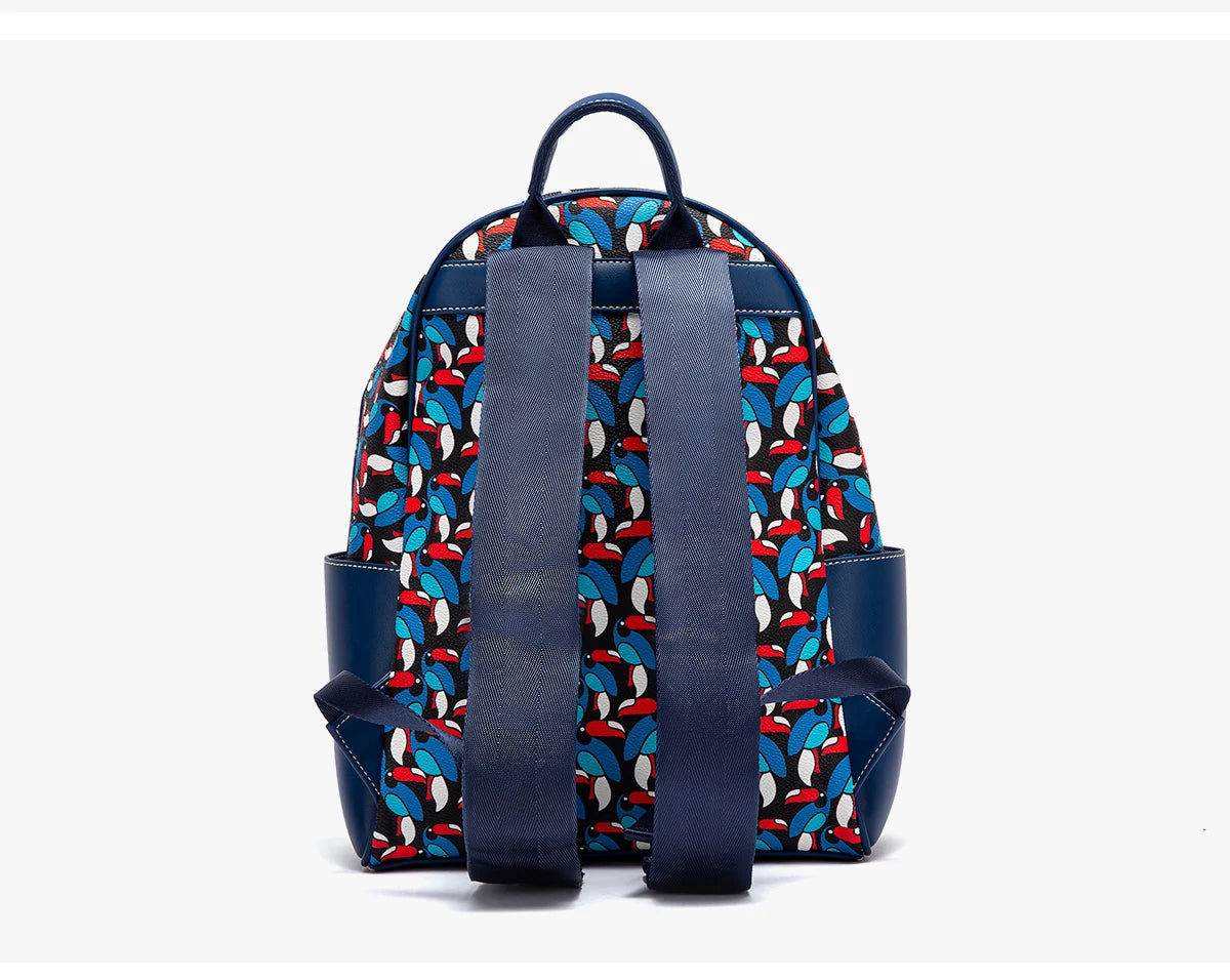 Exquisite High-quality Unique Printed Design Sturdy Durable Fashionable Women's Backpack New Luxury Large Capacity Printed Travel Bag