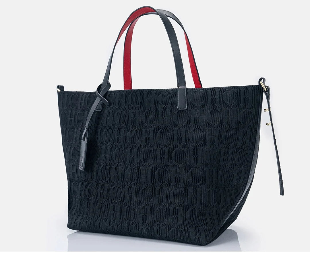 Exquisite Classic Women's High Quality Solid Color Fashion Multi Functional Large Capacity Handbag Elegant Shopping Women's Bag