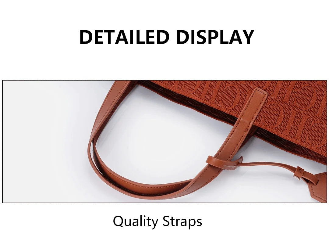 Exquisite Classic Women's High Quality Solid Color Fashion Multi Functional Large Capacity Handbag Elegant Shopping Women's Bag