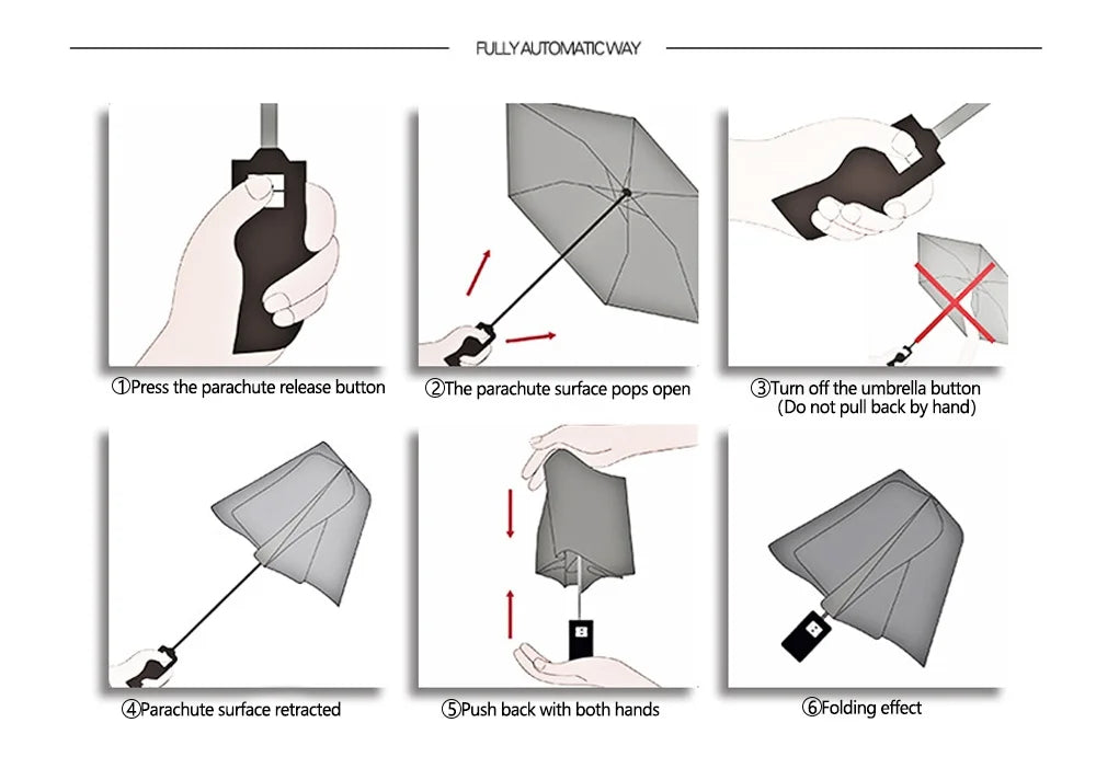 Exquisite and High-quality Semi-automatic Umbrella Letter Printing Design Simple and Fashionable Style Easy To Carry Multifunctional Umbrella