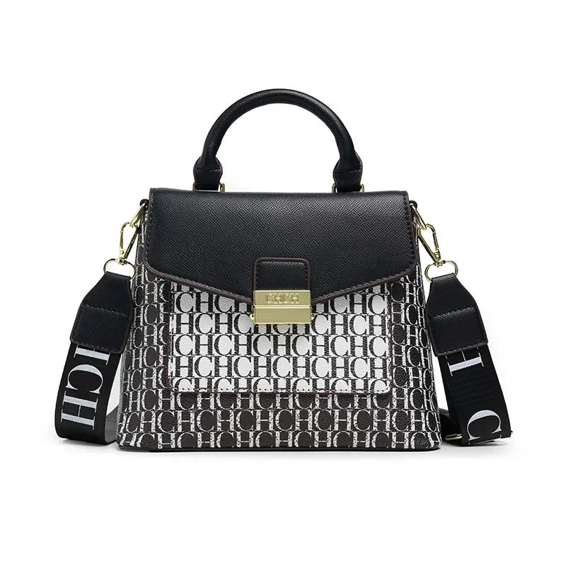 Exquisite High-quality Women's Fashionable Classic Printed Shopping Leather Bag with Large Capacity And Exquisite Printed Women's Shoulder Bag