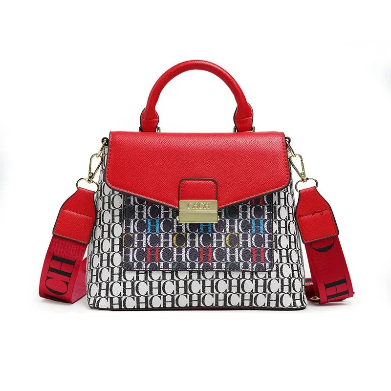 Exquisite High-quality Women's Fashionable Classic Printed Shopping Leather Bag with Large Capacity And Exquisite Printed Women's Shoulder Bag