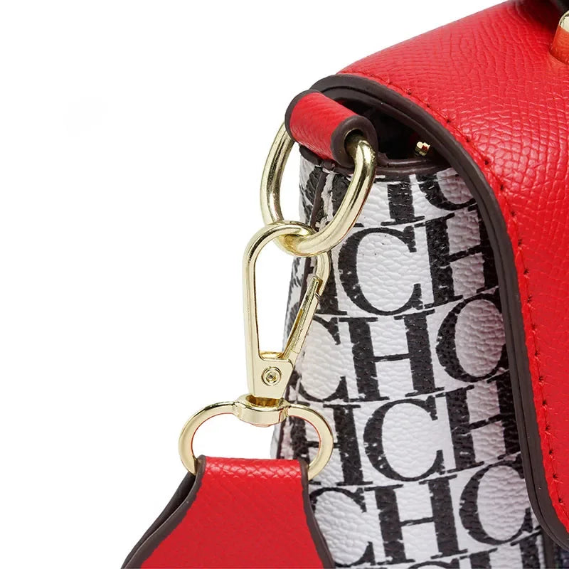 Exquisite High-quality Women's Fashionable Classic Printed Shopping Leather Bag with Large Capacity And Exquisite Printed Women's Shoulder Bag