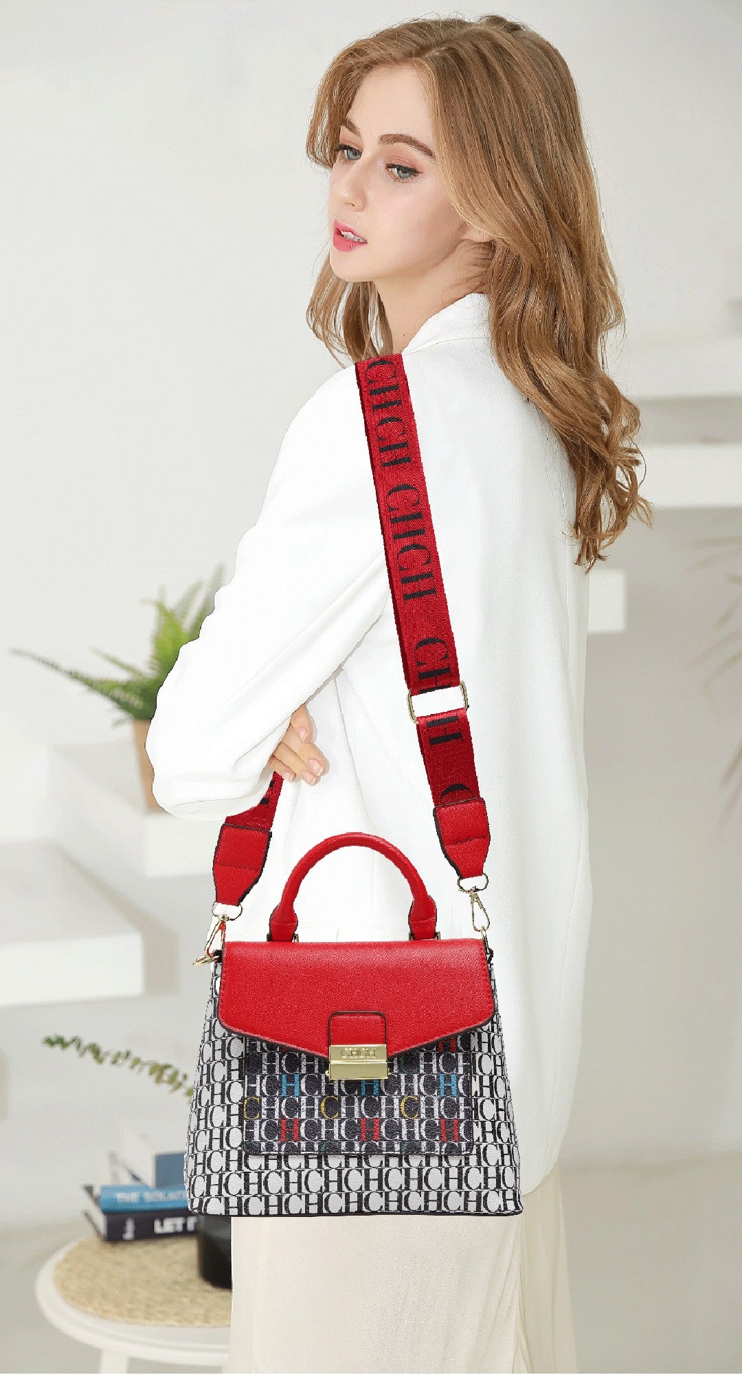Exquisite High-quality Women's Fashionable Classic Printed Shopping Leather Bag with Large Capacity And Exquisite Printed Women's Shoulder Bag