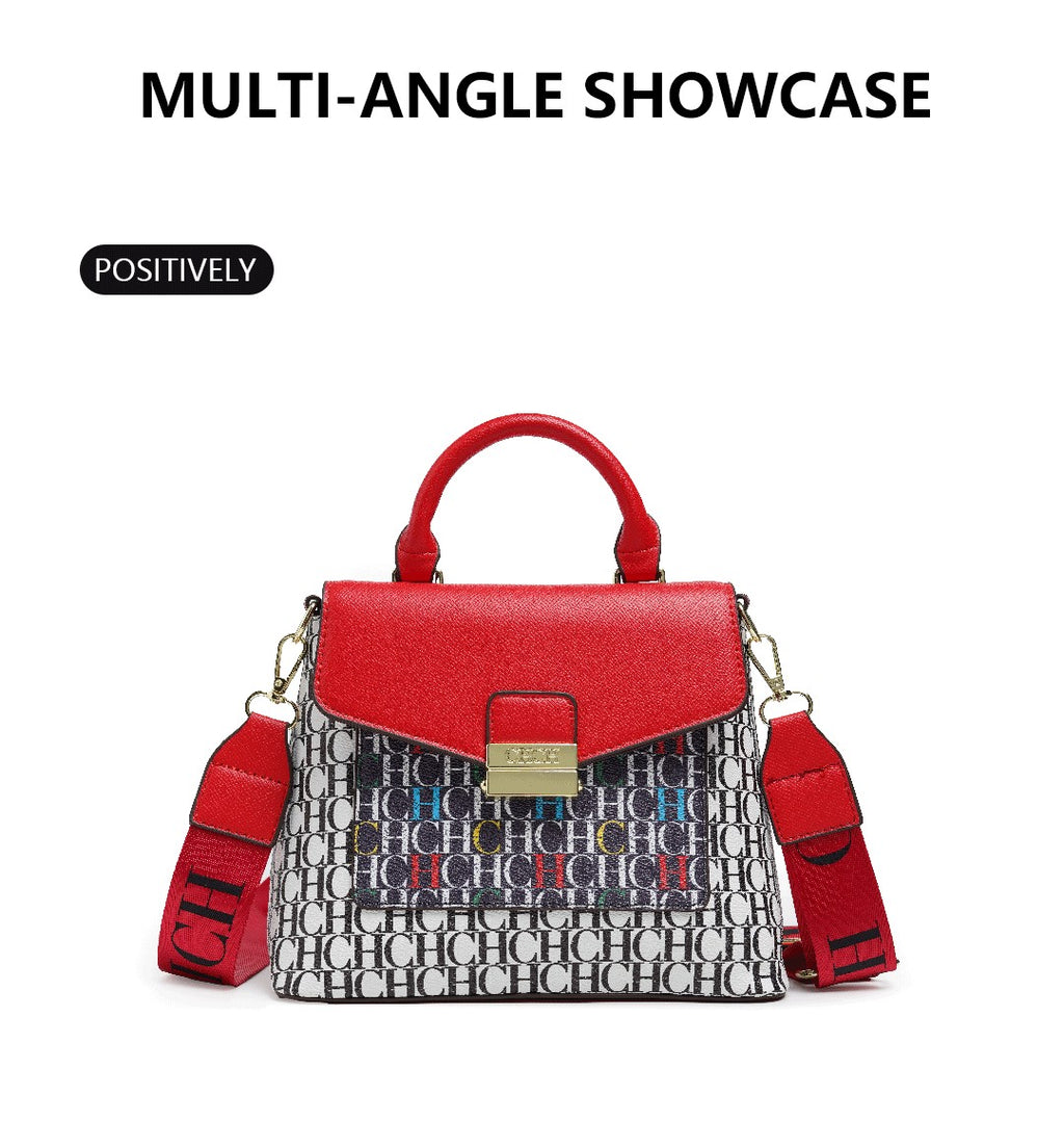 Exquisite High-quality Women's Fashionable Classic Printed Shopping Leather Bag with Large Capacity And Exquisite Printed Women's Shoulder Bag