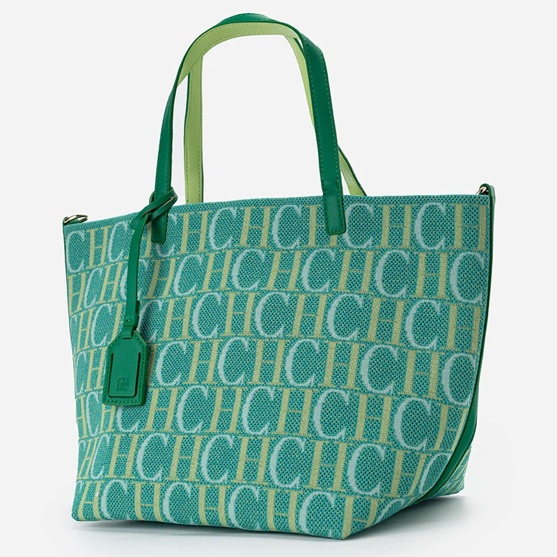 CH Women's Brand Fashion Letter Print Popular Large Capacity Tote Bag Versatile Elegant Casual Shopping High Quality Ladies Bag