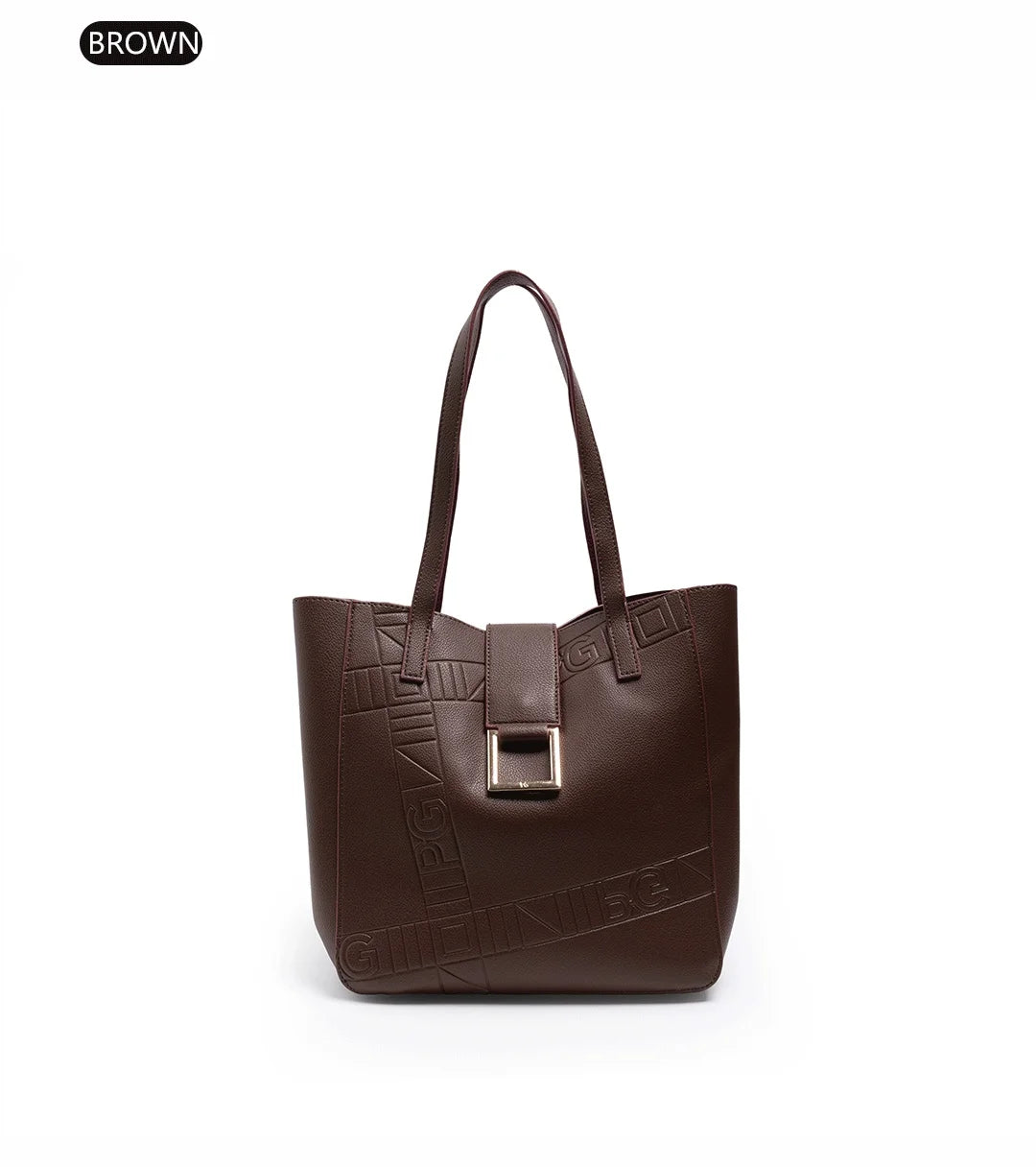 PG Women's Exquisite Luxury Handbag Niche Brand Design 2025 New Fashionable Casual Daily Commuting Women's Handbag Full Shoulder Bag