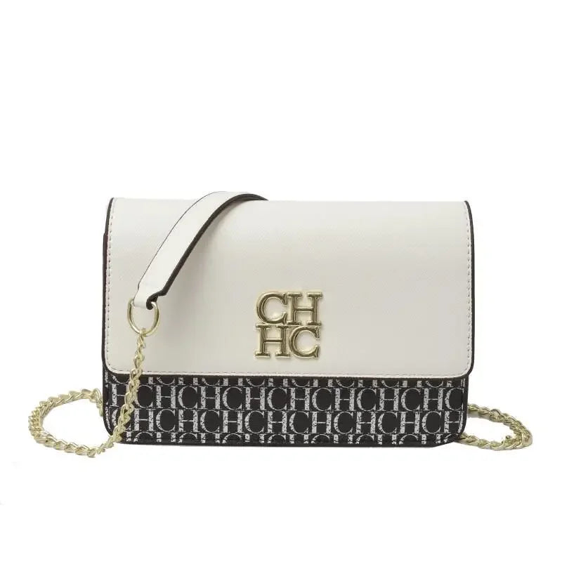CH Classic Women's Multicolor Embossed Tote Bag Crossbody Bag Fashion Luxury Brand Women's Shoulder Bag in Solid Color Design