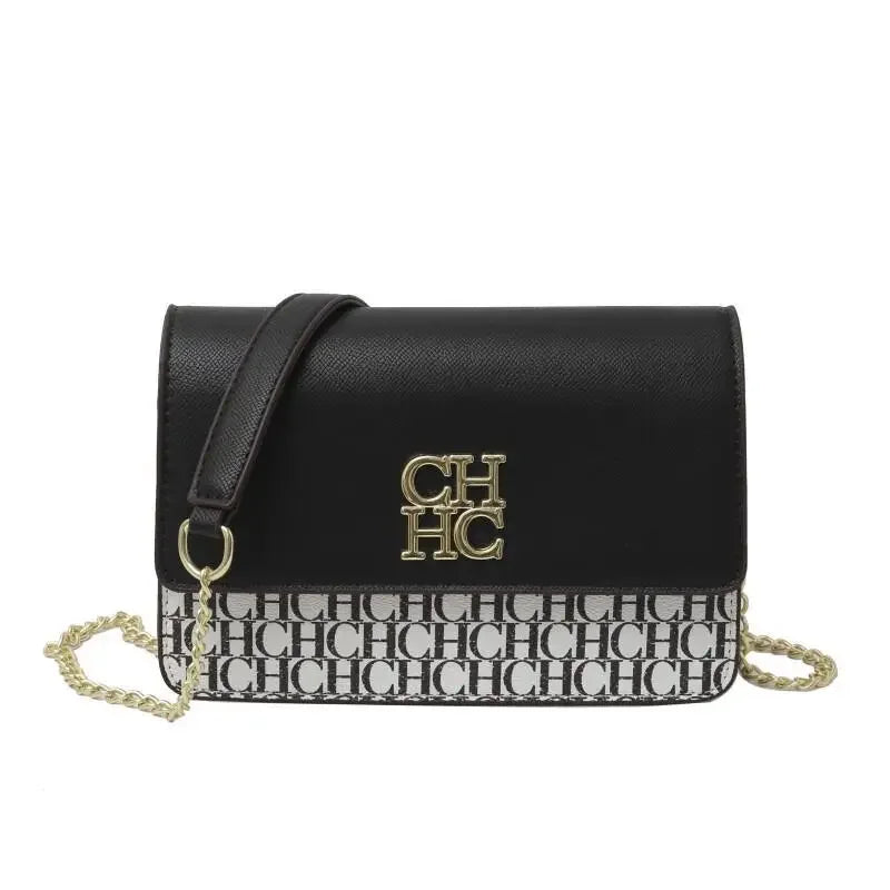 CH Classic Women's Multicolor Embossed Tote Bag Crossbody Bag Fashion Luxury Brand Women's Shoulder Bag in Solid Color Design