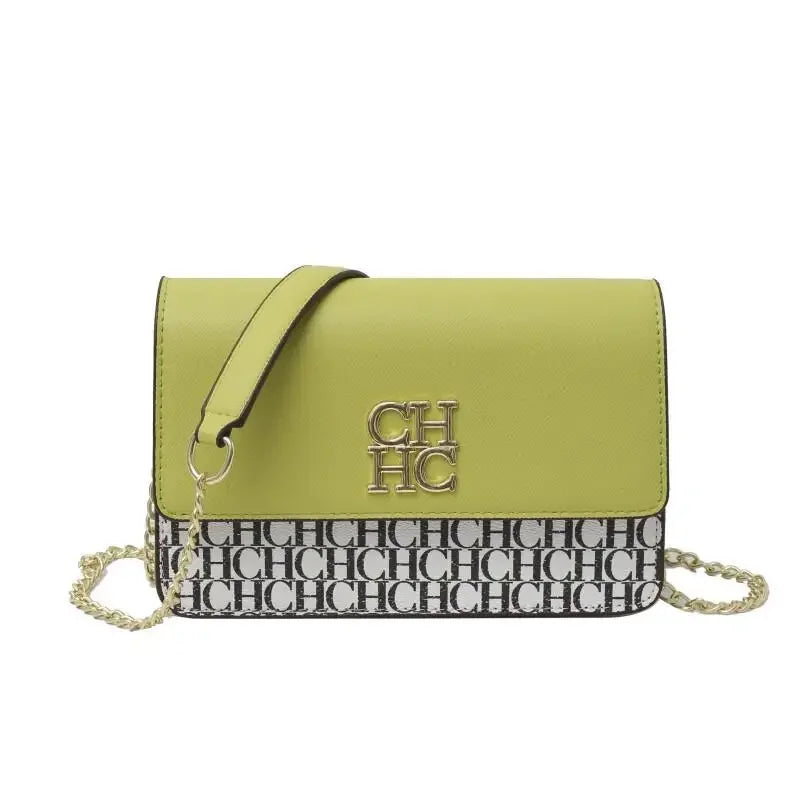CH Classic Women's Multicolor Embossed Tote Bag Crossbody Bag Fashion Luxury Brand Women's Shoulder Bag in Solid Color Design