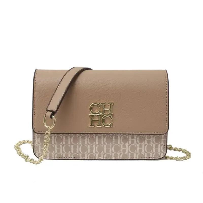 CH Classic Women's Multicolor Embossed Tote Bag Crossbody Bag Fashion Luxury Brand Women's Shoulder Bag in Solid Color Design