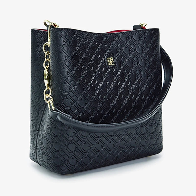 CH Designer Chain Leather Monogram Print Women's Handbag Stylish and Versatile Interior Compartment Zipper Women's Handbag