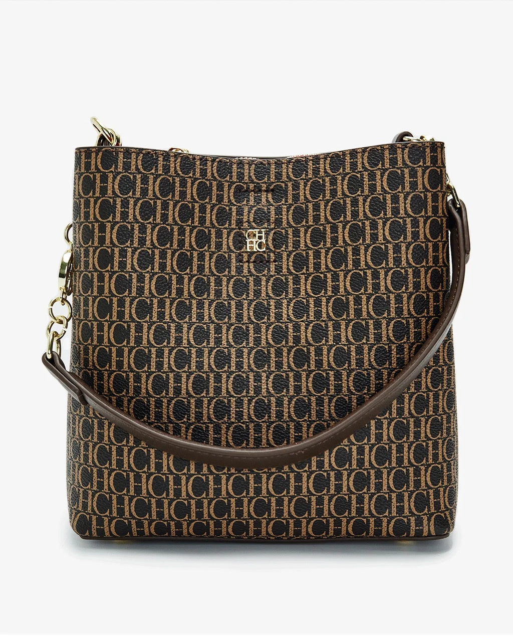 CH Designer Chain Leather Monogram Print Women's Handbag Stylish and Versatile Interior Compartment Zipper Women's Handbag