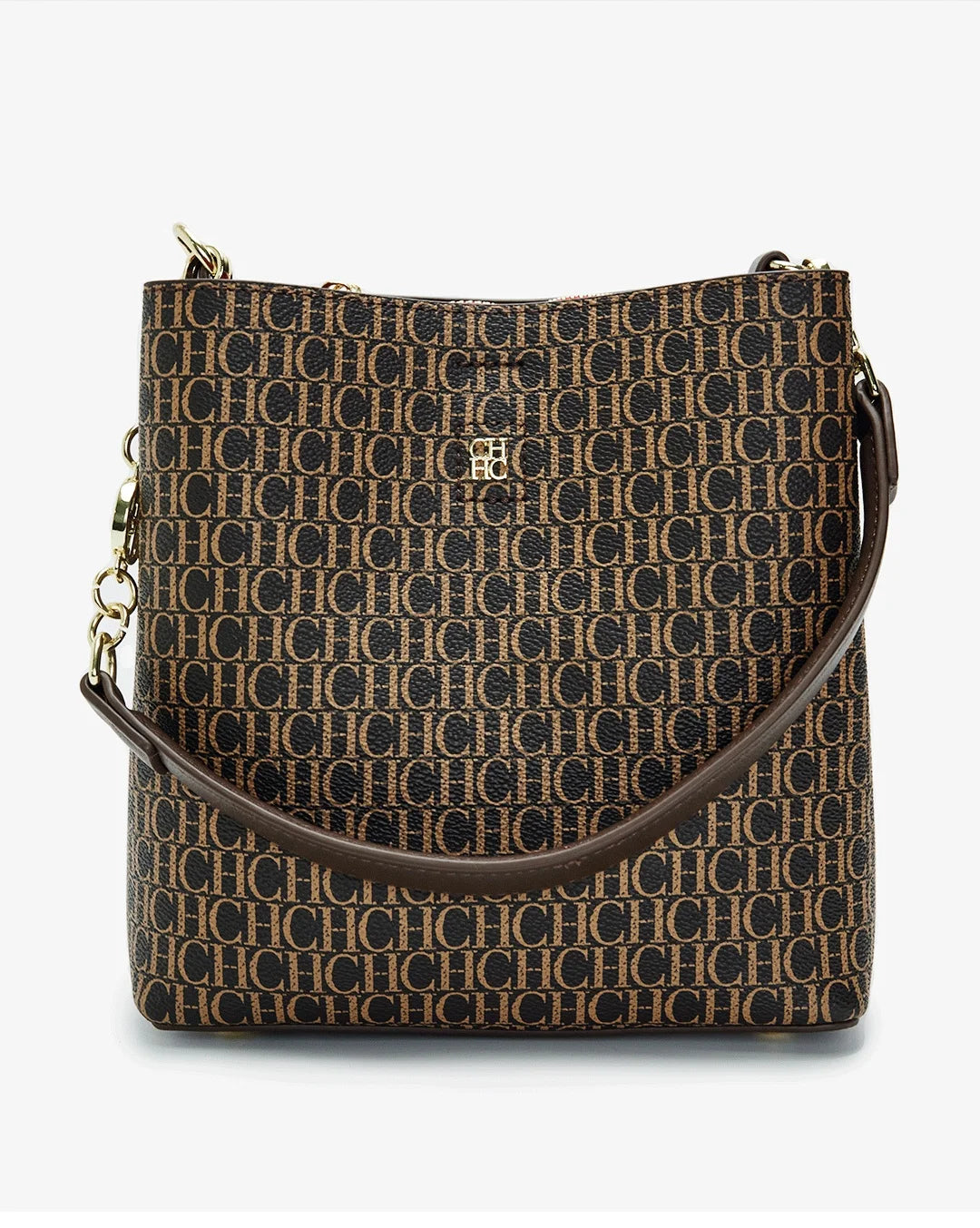 CH Designer Chain Leather Monogram Print Women's Handbag Stylish and Versatile Interior Compartment Zipper Women's Handbag