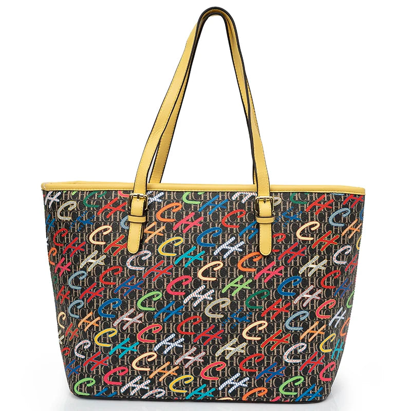 CH Large Capacity Multifunctional Classic Women's Handbag Designer with Detachable Pendant 2025 New Women's Shoulder Bag