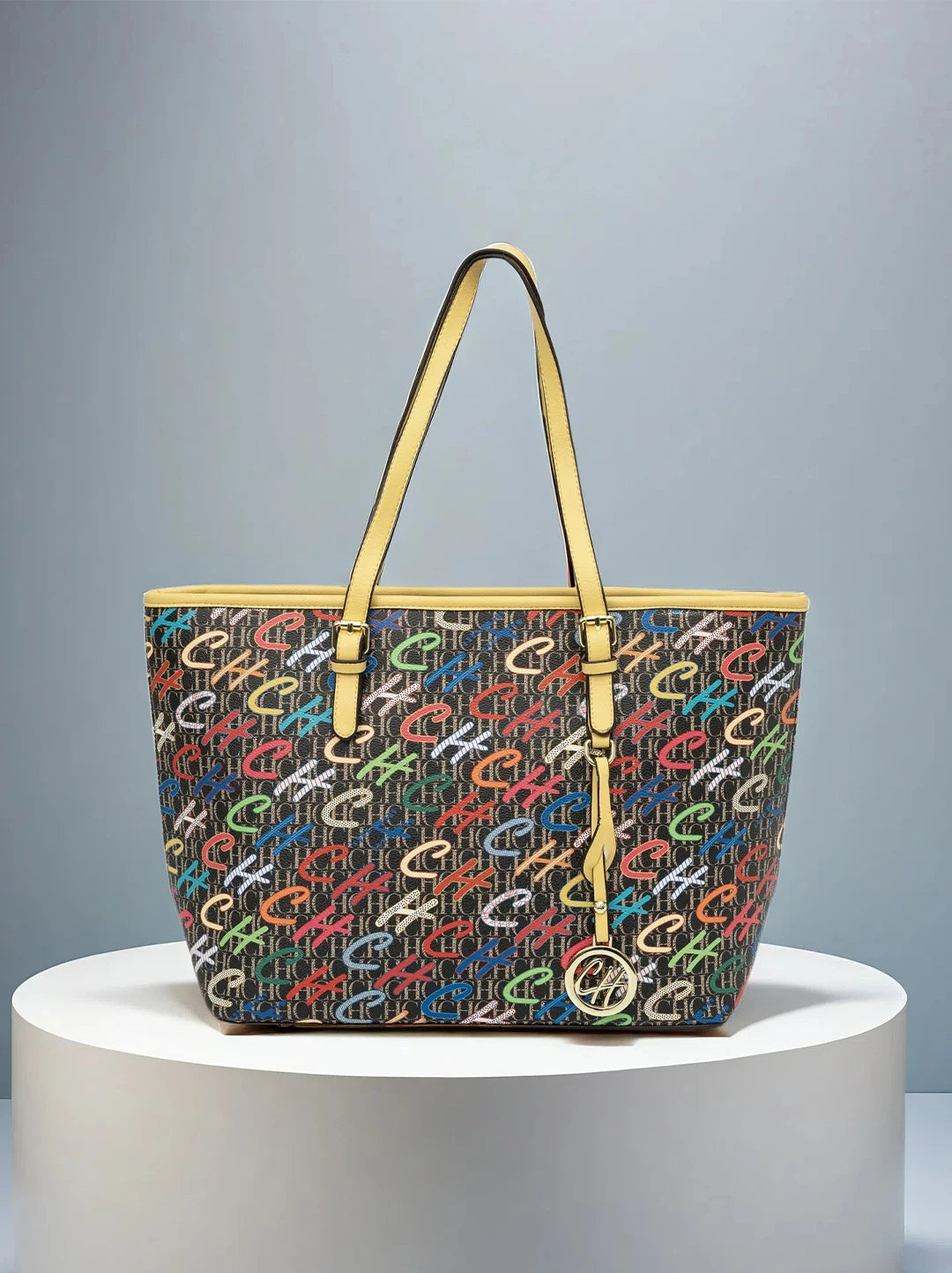 CH Large Capacity Multifunctional Classic Women's Handbag Designer with Detachable Pendant 2025 New Women's Shoulder Bag