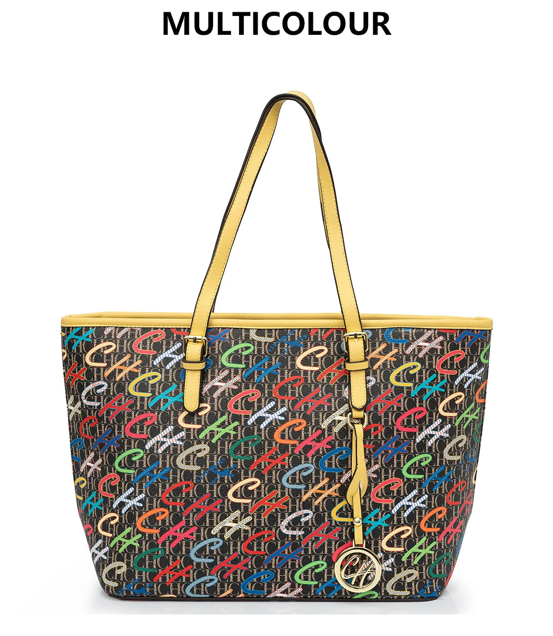 CH Large Capacity Multifunctional Classic Women's Handbag Designer with Detachable Pendant 2025 New Women's Shoulder Bag