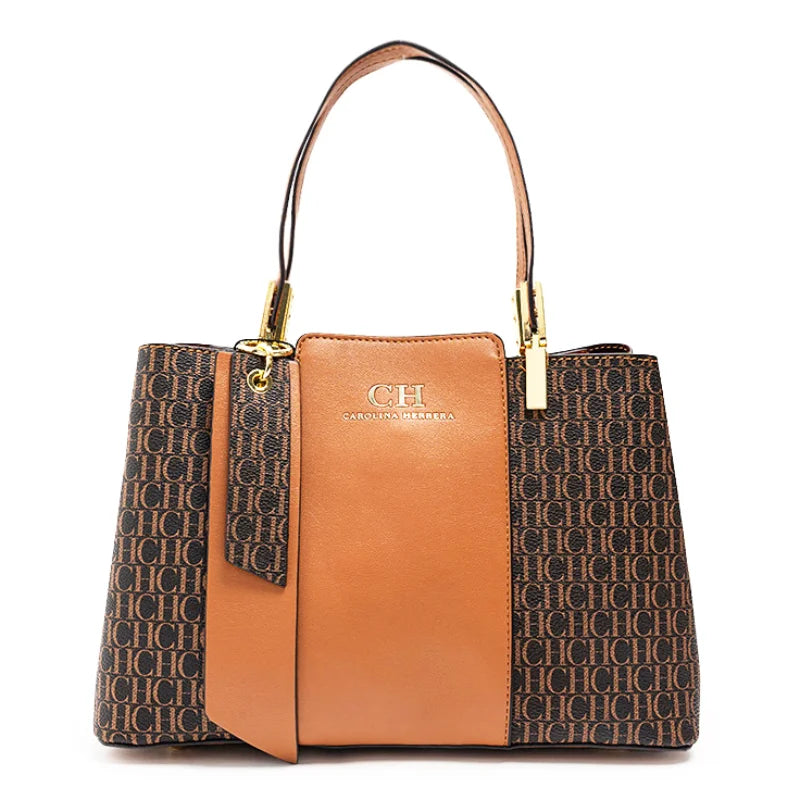 CH Large Capacity Design Brand Women's Bag Letters Temperament Fashion Design Sense Versatile Shopping Elegant Crossbody