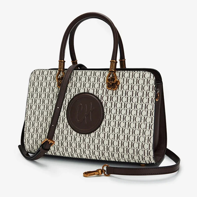 CH Designer Circle Design Light Luxury Brand Monogram Design Crossbody Bag Internal Compartment Multifunctional Women's Tote