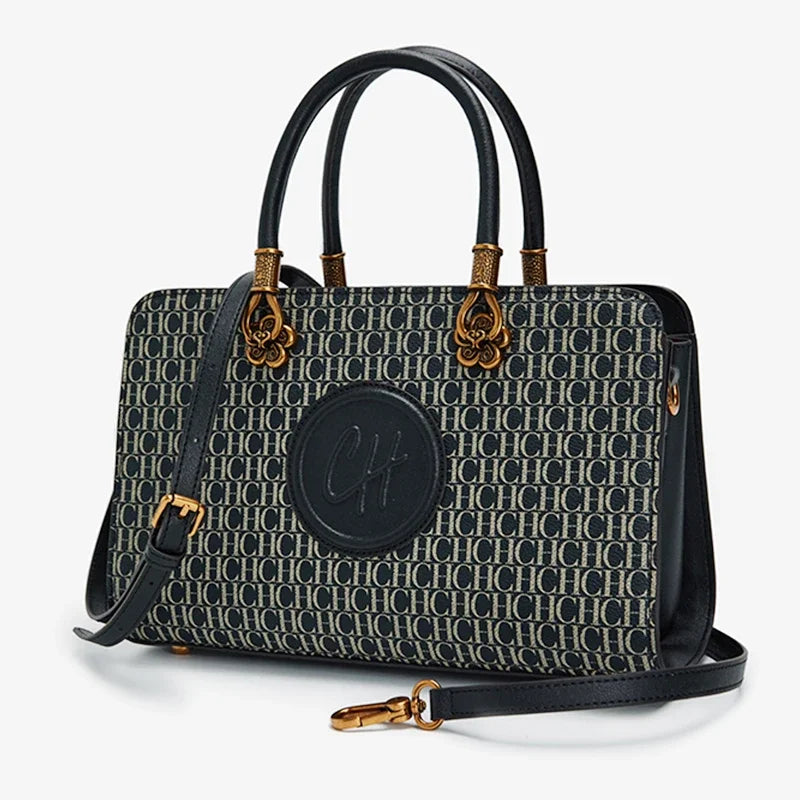 CH Designer Circle Design Light Luxury Brand Monogram Design Crossbody Bag Internal Compartment Multifunctional Women's Tote