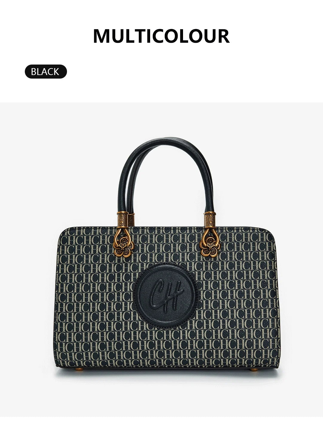 CH Designer Circle Design Light Luxury Brand Monogram Design Crossbody Bag Internal Compartment Multifunctional Women's Tote