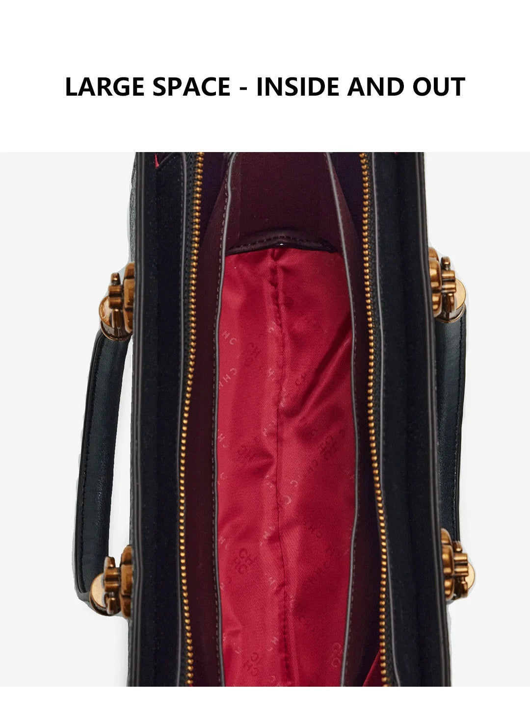CH Designer Circle Design Light Luxury Brand Monogram Design Crossbody Bag Internal Compartment Multifunctional Women's Tote