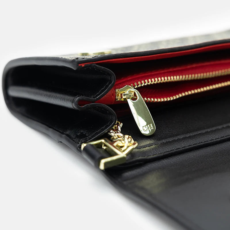 CH Crossbody Bag Monogram Print Design Light Luxury Niche Evening Bag Niche Elegant Fashion Unique Ladies Crossbody With Gift
