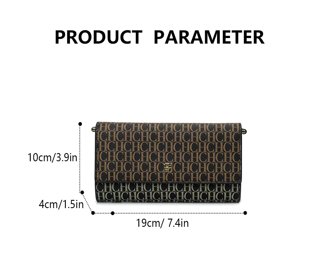 CH Crossbody Bag Monogram Print Design Light Luxury Niche Evening Bag Niche Elegant Fashion Unique Ladies Crossbody With Gift