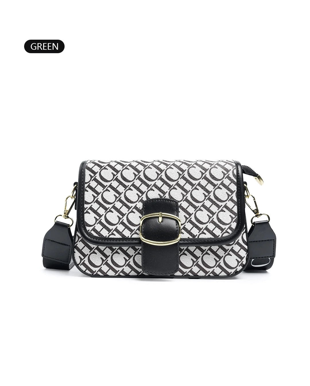 CH Fashion Women's Bag Decorated Versatile Colorful Shoulder Bag Brand Design Letter Buckle Crossbody Bag Women's Bag