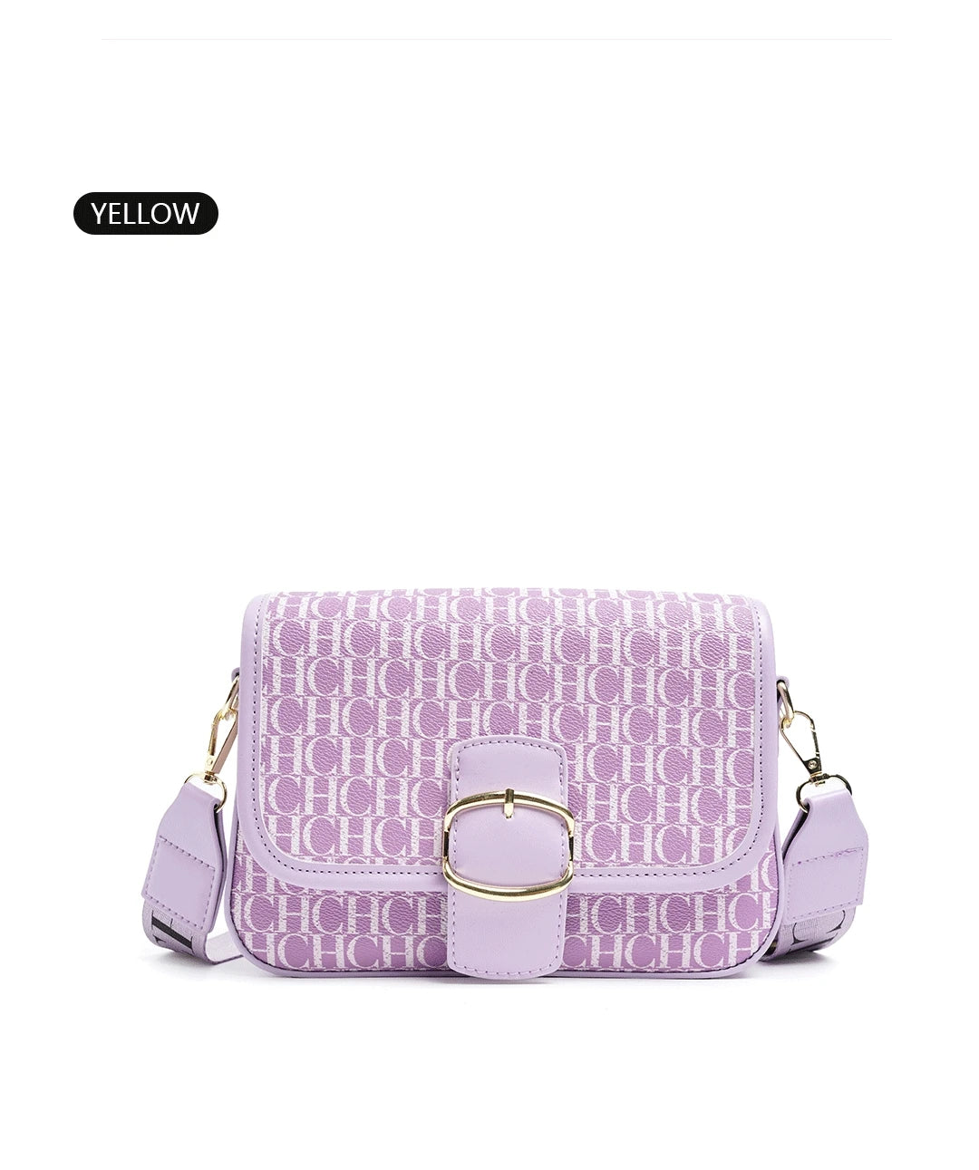 CH Fashion Women's Bag Decorated Versatile Colorful Shoulder Bag Brand Design Letter Buckle Crossbody Bag Women's Bag