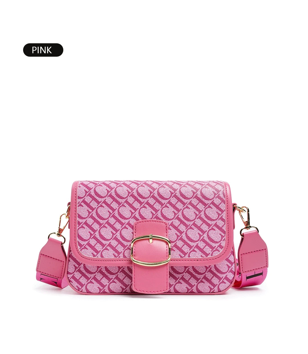 CH Fashion Women's Bag Decorated Versatile Colorful Shoulder Bag Brand Design Letter Buckle Crossbody Bag Women's Bag