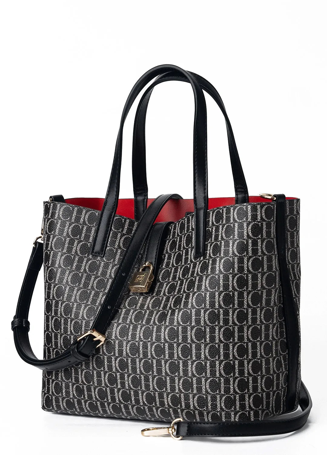 Exquisite High-quality Elegant Large Capacity Letter Bag with Lock Shoulder Bag Creative Design Fashionable and Trendy Commuting Crossbody Bag