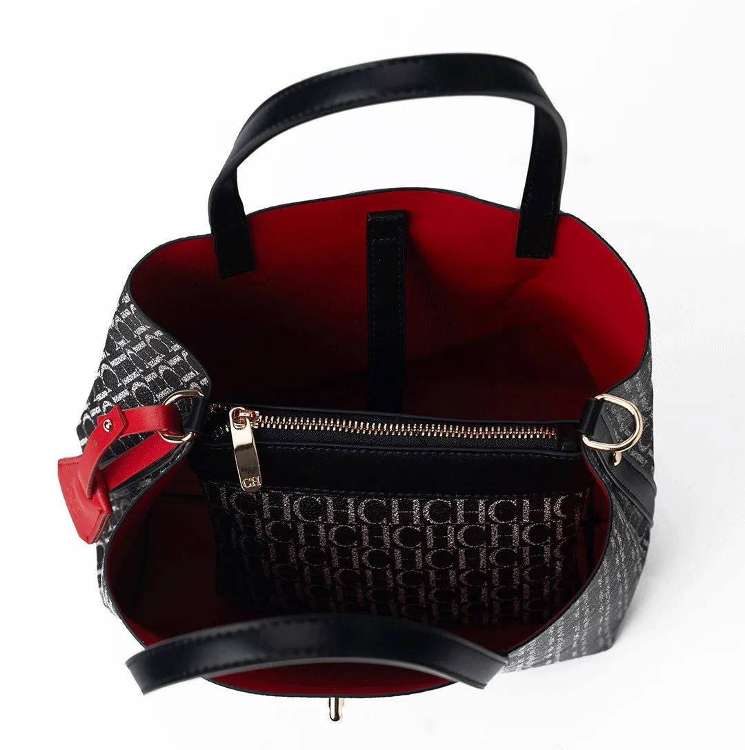 Exquisite High-quality Elegant Large Capacity Letter Bag with Lock Shoulder Bag Creative Design Fashionable and Trendy Commuting Crossbody Bag
