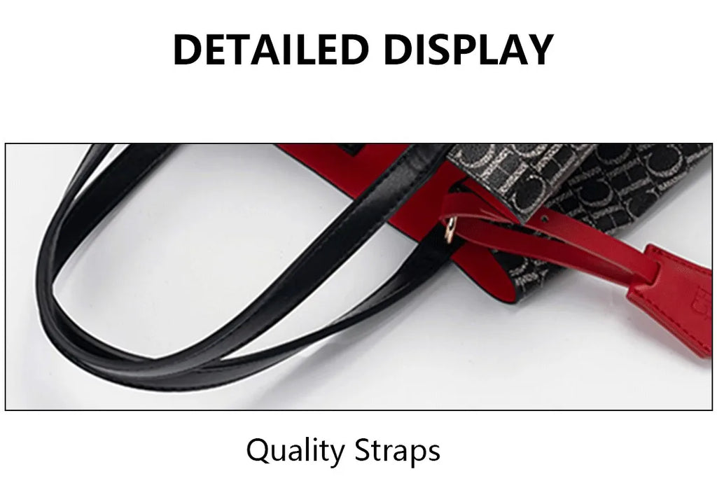Exquisite High-quality Elegant Large Capacity Letter Bag with Lock Shoulder Bag Creative Design Fashionable and Trendy Commuting Crossbody Bag